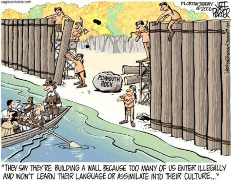 Pilgrims - Illegal Immigrants