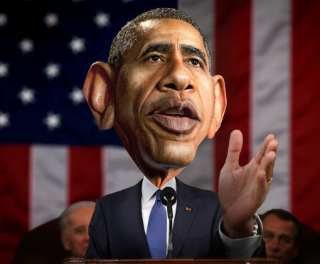 Obama: Bloviator-in-Chief