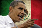 Obama - Mexican Flag