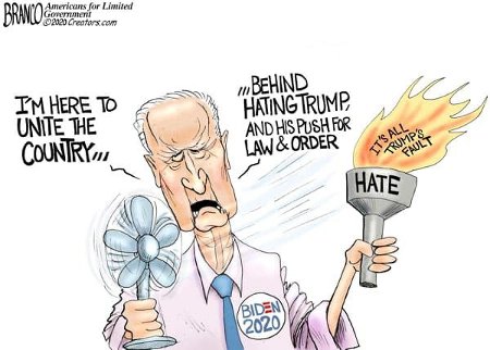 Biden The Uniter - Hate Will Bring Us Together