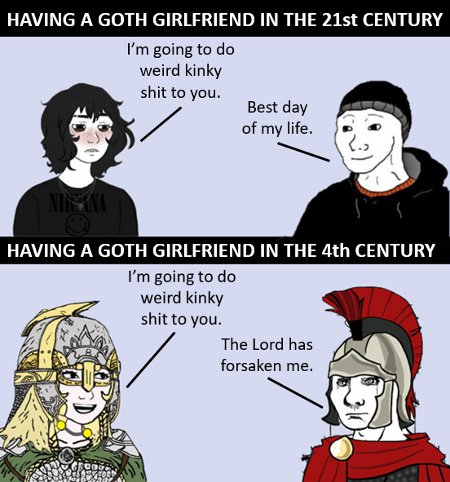 Goth Girlfriends Then & Now