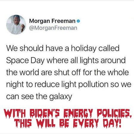 Lights Out! With Biden's Energy Policies, This Will Be Every Night