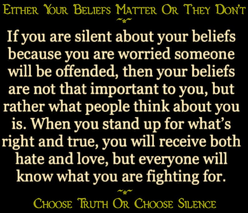 Do Your Beliefs Matter?