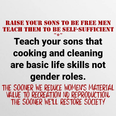 Raise Your Sons Right!