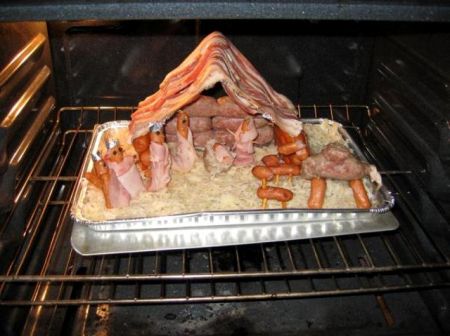 Bacon Nativity Scene