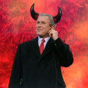 Bush as Satan