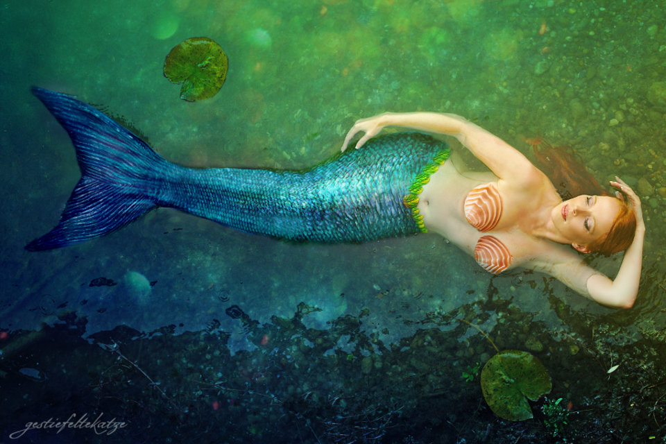 Most associate mermaids with the marine environment. 