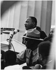 Dr. Martin Luther King Jr. Delivering his famous ‘I Have a Dream Speech’ on August 28, 1963
