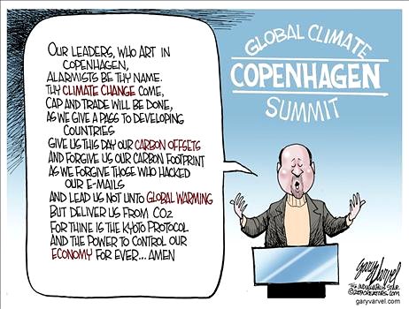 The signature prayer of Al Gore's cultists, the Warmists, at Copenhagen Climate Summit