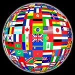 Globe of Flags of Nations