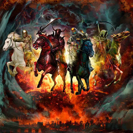 War, Death, Famine, and Pestilence - The Four Horseman of the Apocalypse