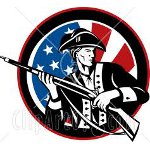 American Patriot with Musket