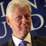 Bill Clinton Smirking