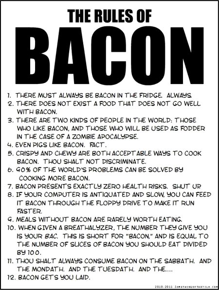 The rules of bacon