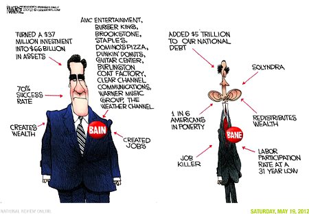 Romney vs. Obama - Bain or Bane