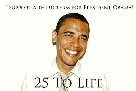I support a third term for Obama
