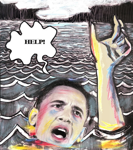 Drowning Obama