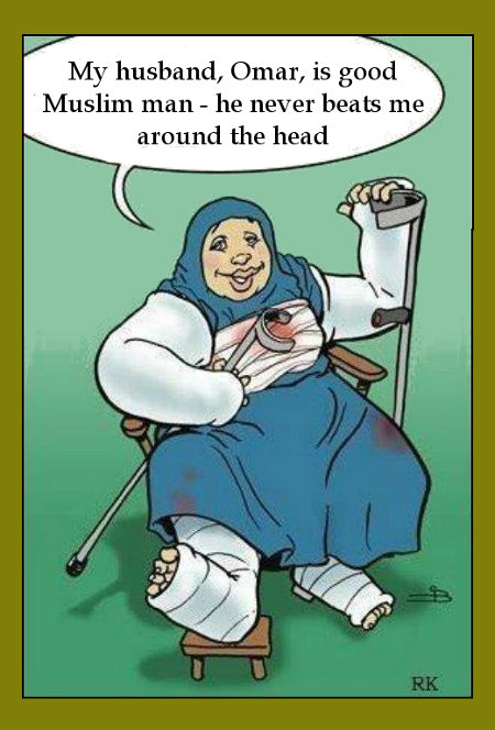 A happy Muslim wife