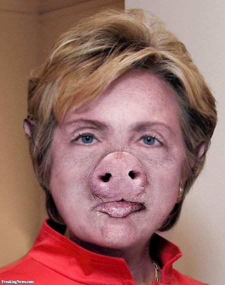 Hillary Clinton Is A Pig