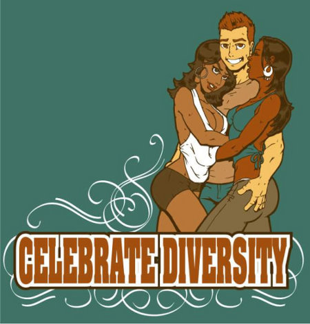 Gentlemen, please celebrate diversity whenever possible