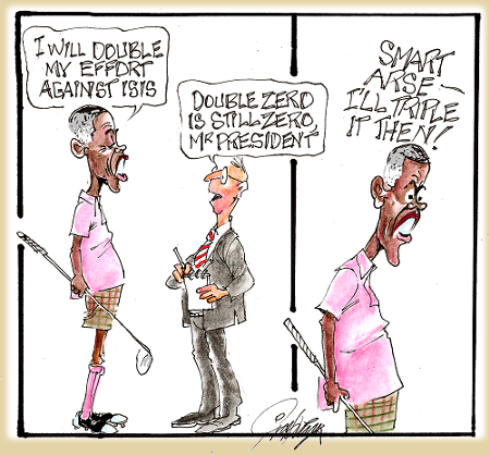 Obama Doubles Effort vs. ISIS - Apparently math, like truth, is too White for him