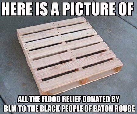 #BlackLivesMatter Baton Rouge Relief Effort = Absolutely Nothing
