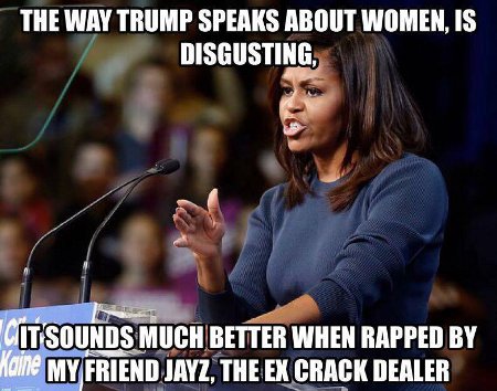 Michelle on Trump