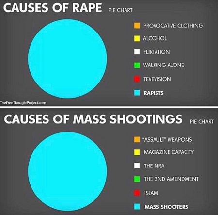 Who's To Blame For Rapes and Mass Shootings?