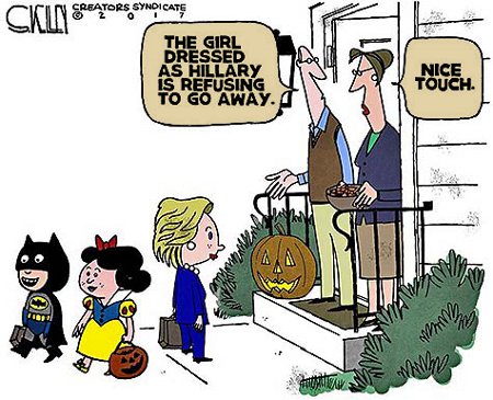 Hillary Costume - Annoying Yet Well Done And Apropos