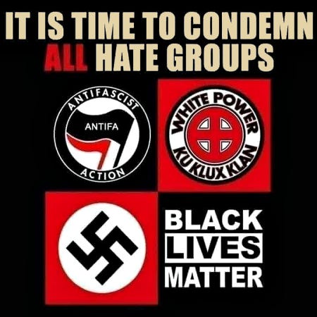 Condemn All Hate Groups?