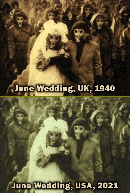 June Weddings
2021 America will look a lot like 1940 England