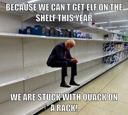 Beyond Elf On A Shelf, We Have Quack On A Rack