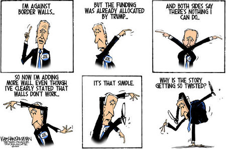 Biden's Twisted Wall Building
