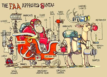 FAA Approved Santa