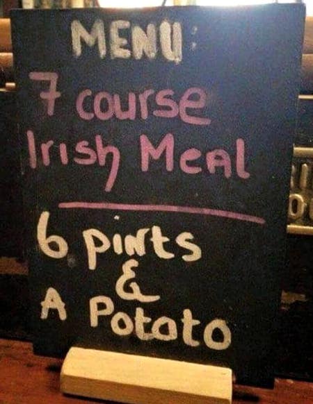A Fine Irish Meal